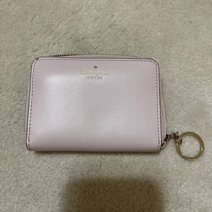Kate Spade zip up compact wallet